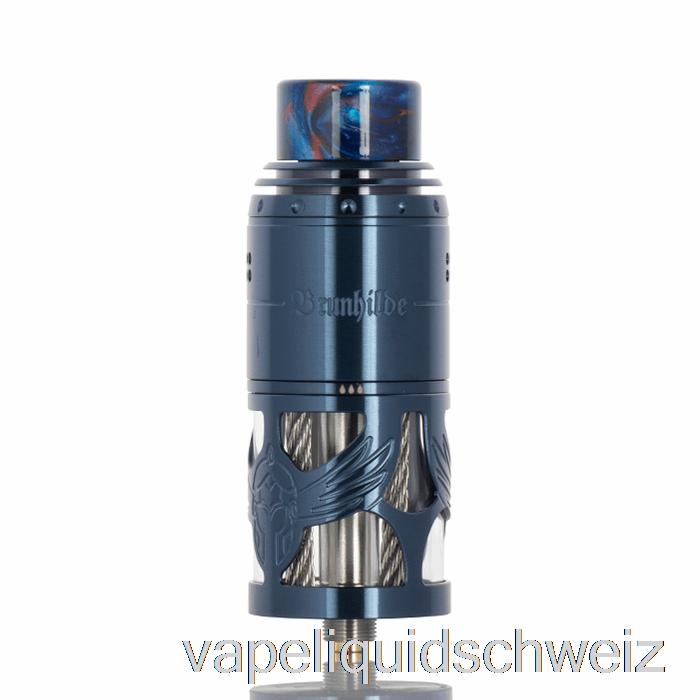 Vapefly X German 103 Brunhilde Top Coiler 25 Mm RTA Dunkelblau Vape Liquid E-Liquid Schweiz